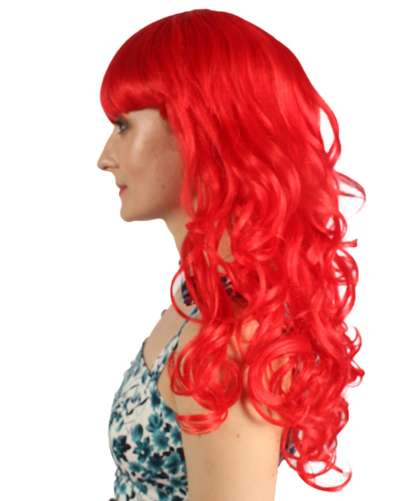 Wigs2you ハロウィンパーティープレミアム H-810 バットマン 女性ジョーカーウィッグ レッドカラー