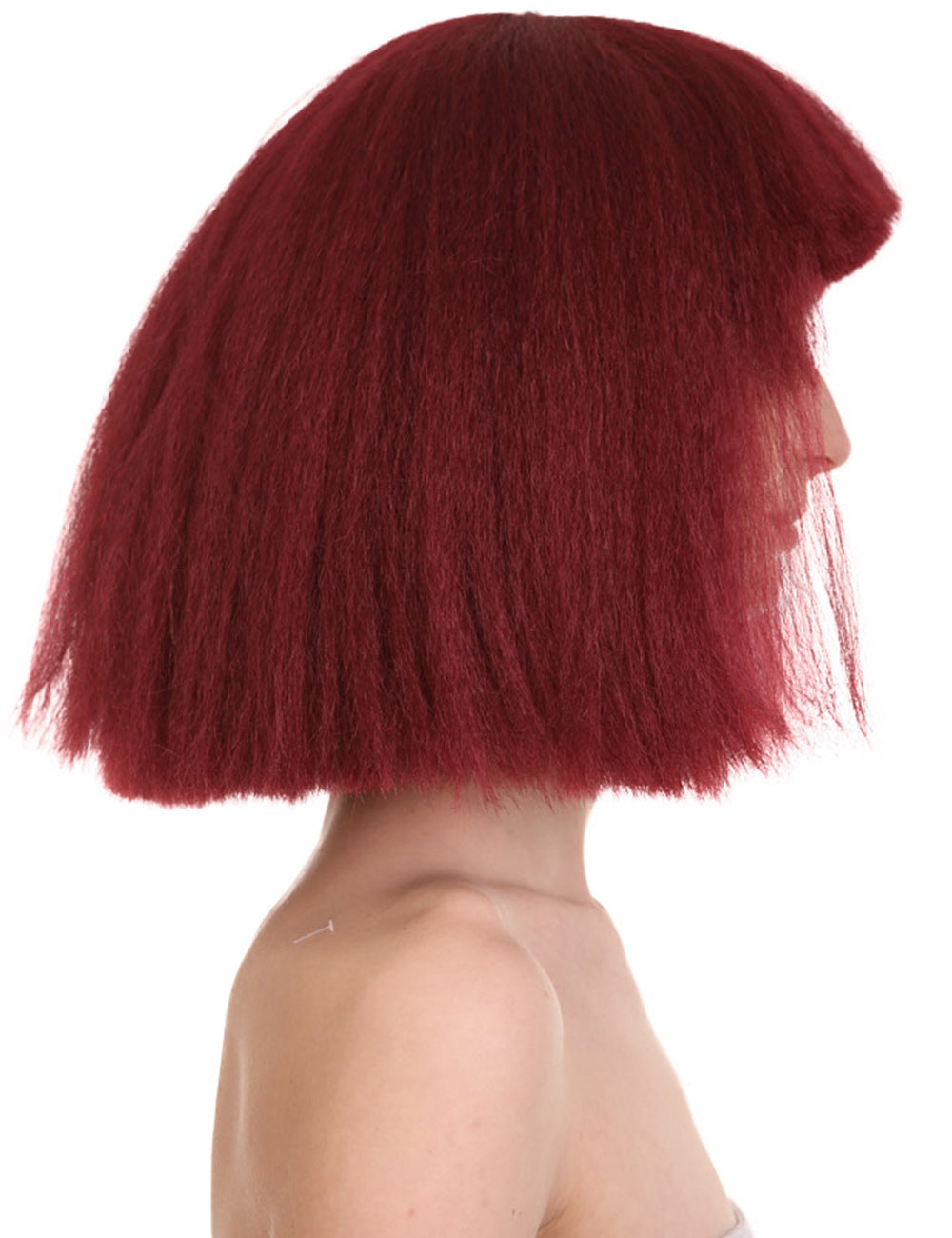 Wigs2you ハロウィンパーティープレミアムレディース H-1491 美しいルックを手に入れよう!ポップスターバーガンディウィッグ