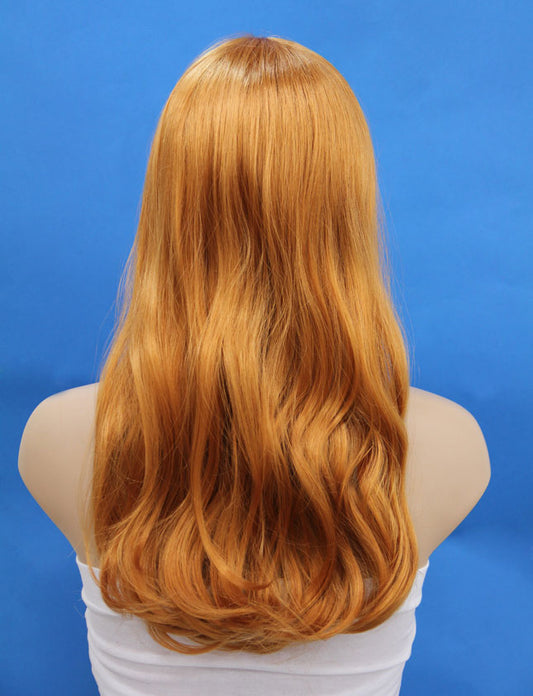 レディースファッション W-306 ロングストレート ライトグリーン コスプレウィッグ