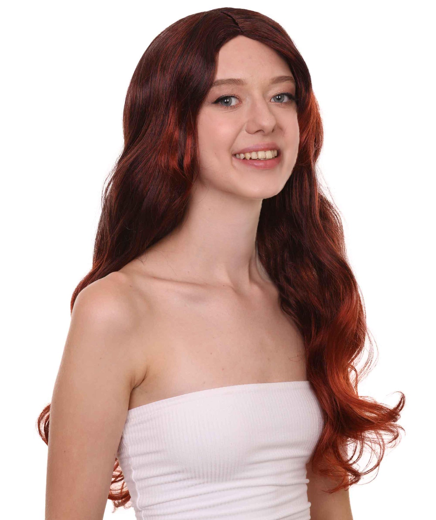 Wigs2you ハロウィンパーティ プレミアムレディース H-2026 着用しやすく とても快適 ドリームガール ブラウンウィッグ