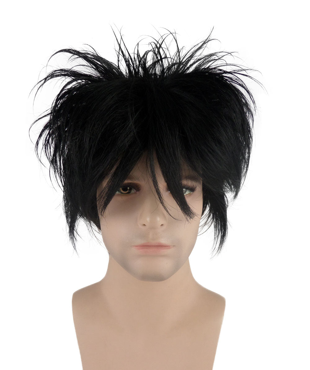 Wigs2you ハロウィンパーティー プレミアム メンズ H-645 シニスター アニメウィッグ ブラックカラー