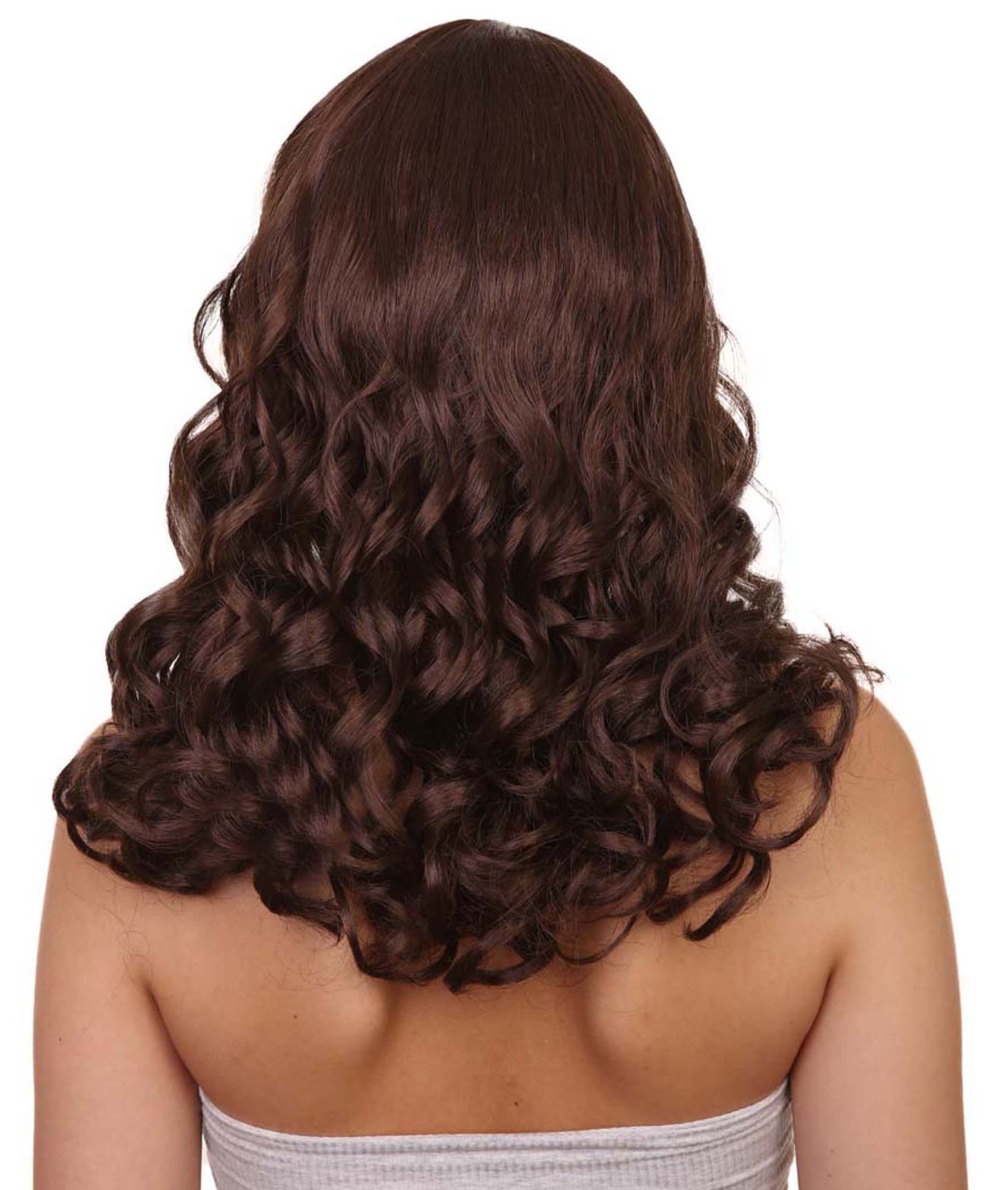 Wigs2you ハロウィンパーティー プレミアム レディース H-1107 とても着け心地の良いアリスウィッグ 鏡の国のアリス ブラウン色