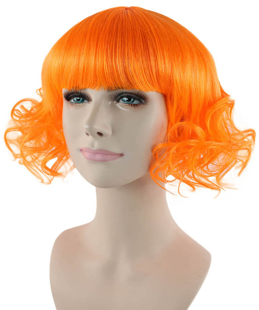 ハロウィンパーティープレミアムレディース H-1344 カーニバルダークオーバーン ウェービーウィッグ レディ ファンシーキャラクターファッションウィッグ