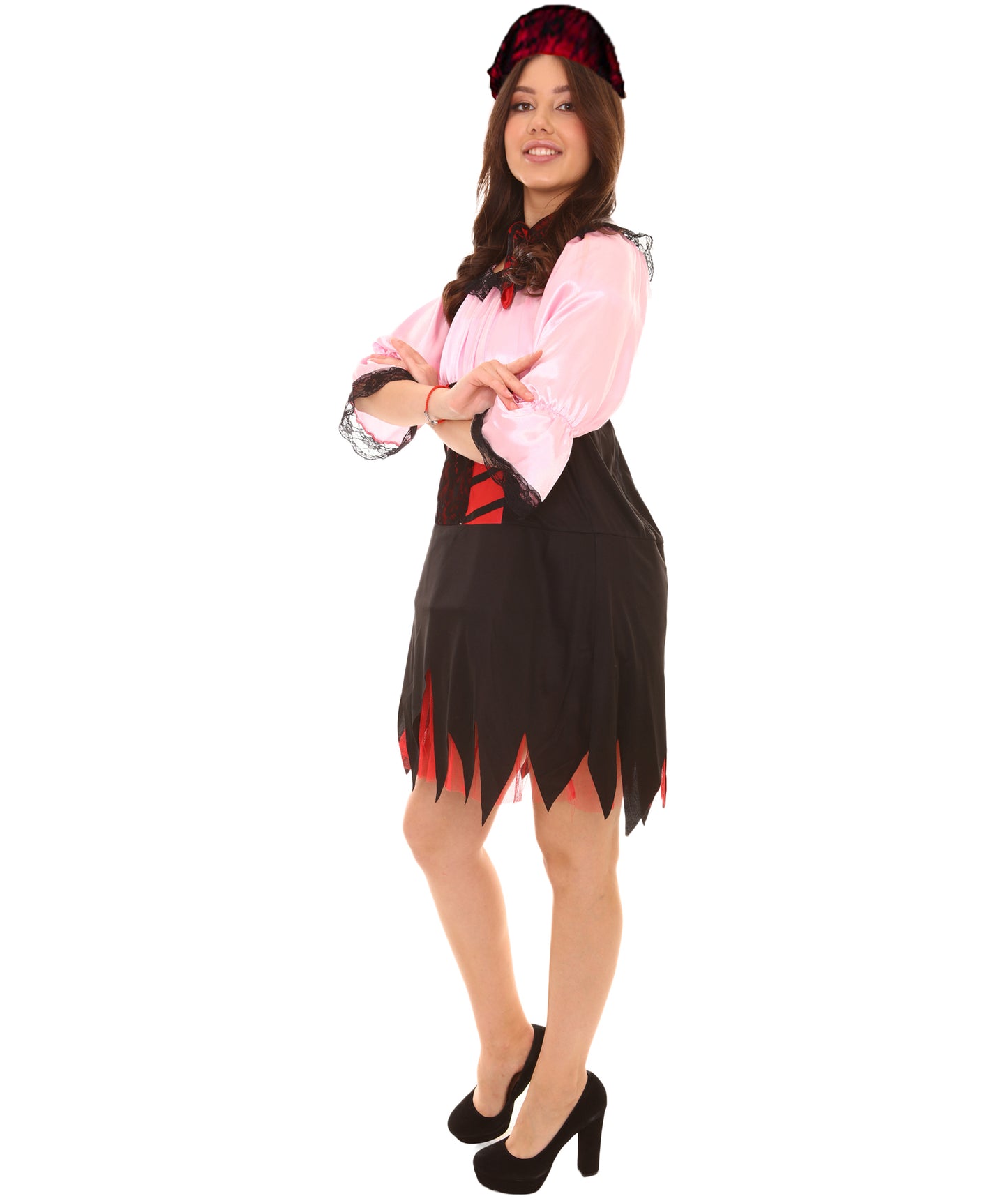 ウィメンズ JCP-021_3 コスチューム セクシー パイレーツ ライトピンク コスプレ コスチューム