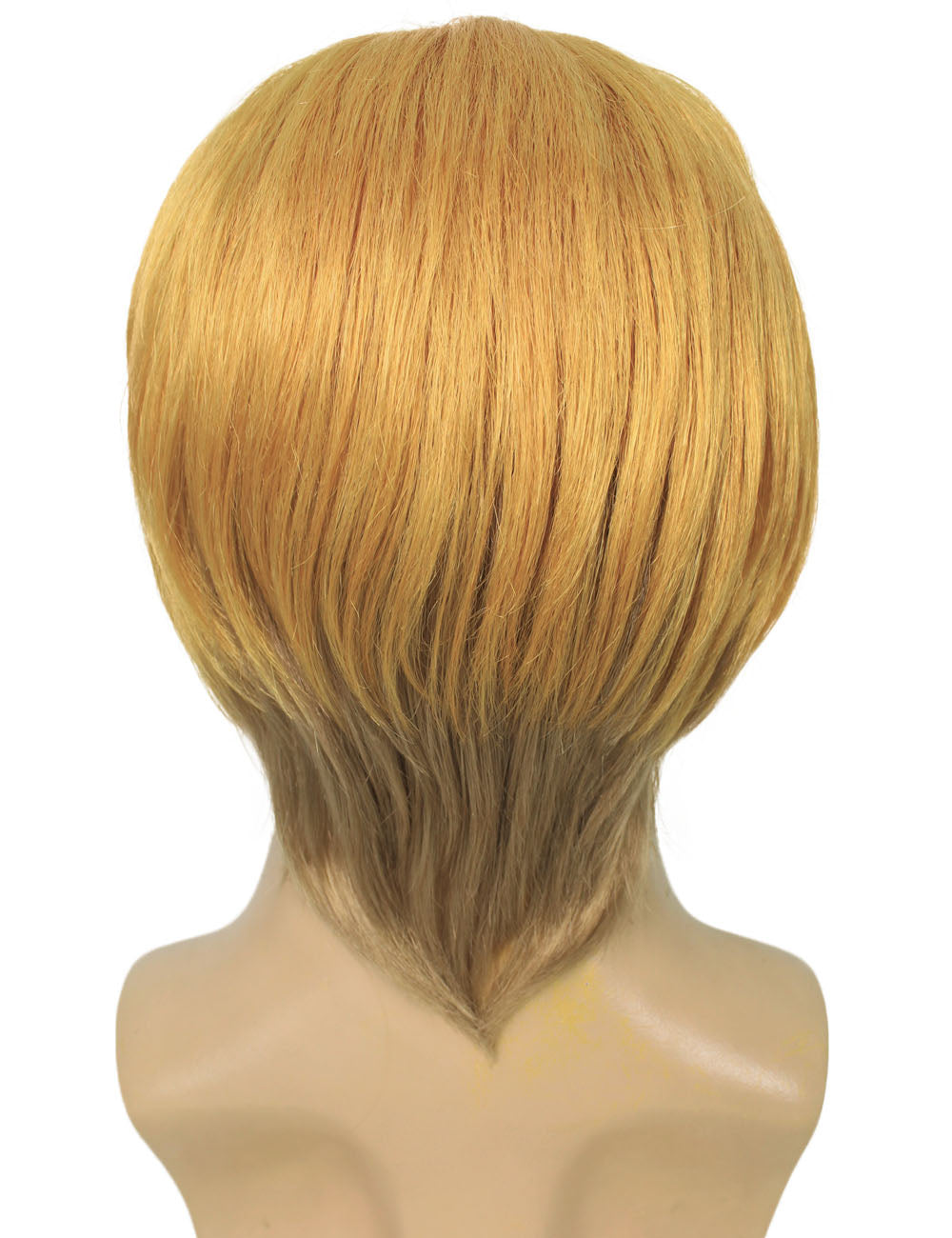 ハロウィンパーティ プレミアム メンズ H-5649 マンガ「タイタンアタック」ブロンドアンダーカット合成繊維ヘアウィッグ