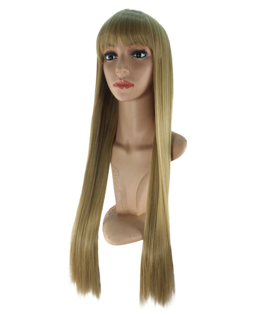 レディースファッション C-018 ロングストレート C-ロージーブラウン コスプレ ヒートスタイルウィッグ