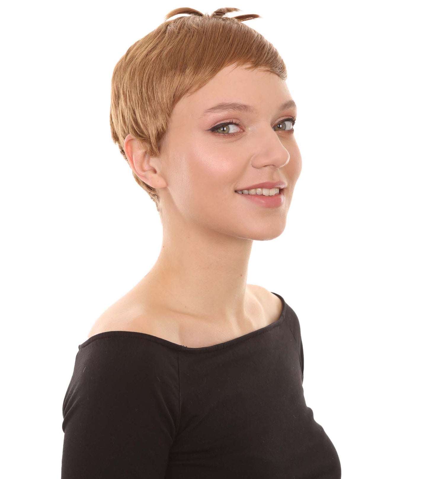 Wigs2you ハロウィンパーティープレミアム レディース H-585 コウノトリウィッグ ブラウン