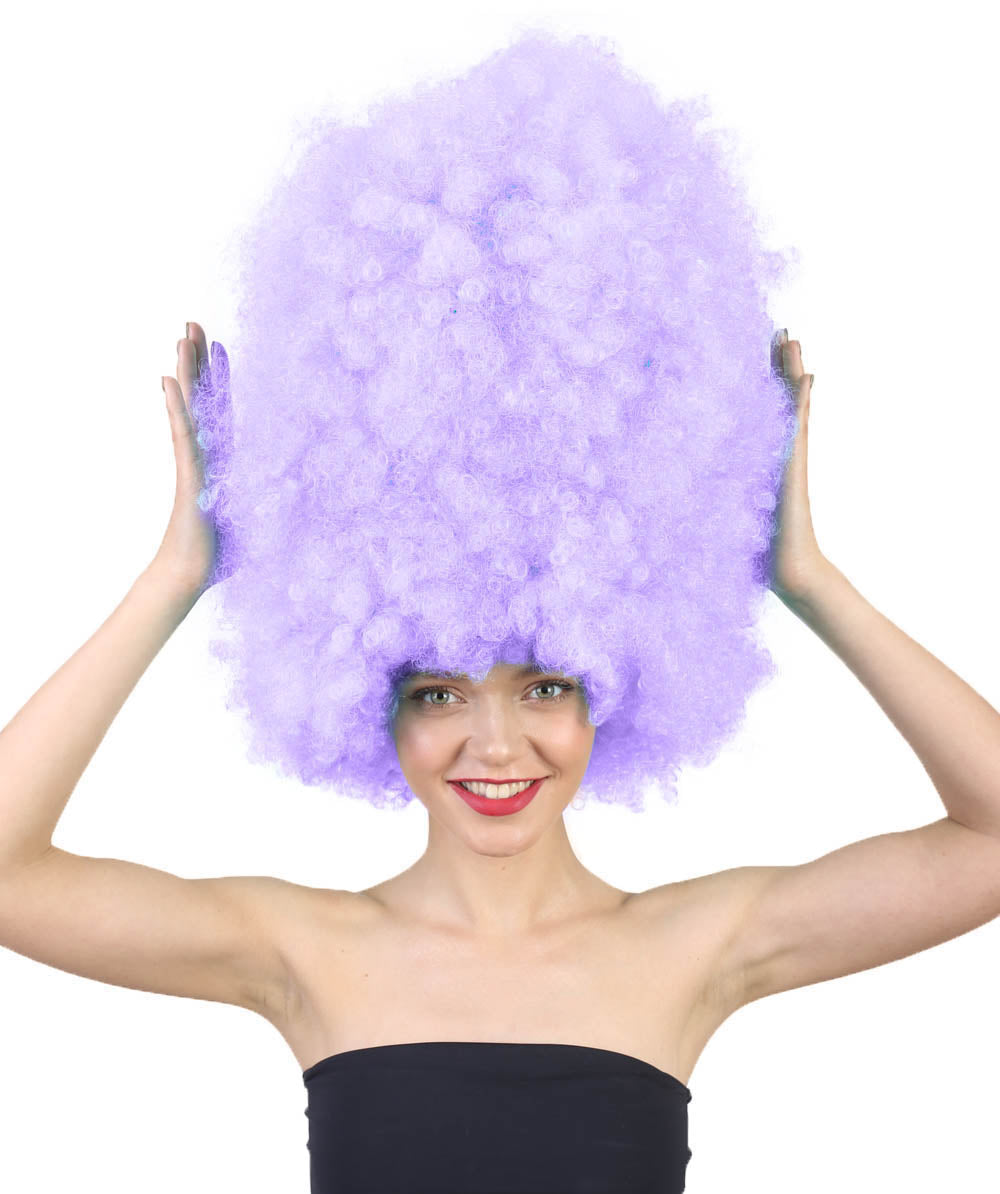 Wigs2youハロウィンパーティープレミアムレディースH-2008 着けやすい 非常に快適 スーパーサイズジャンボライラックアフロウィッグ