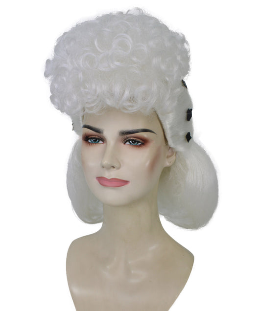女性用 H-5985 フレンチ パフォーマー ドラッグ クイーン ウィッグ ハロウィンやコスプレに最適 難燃性合成繊維