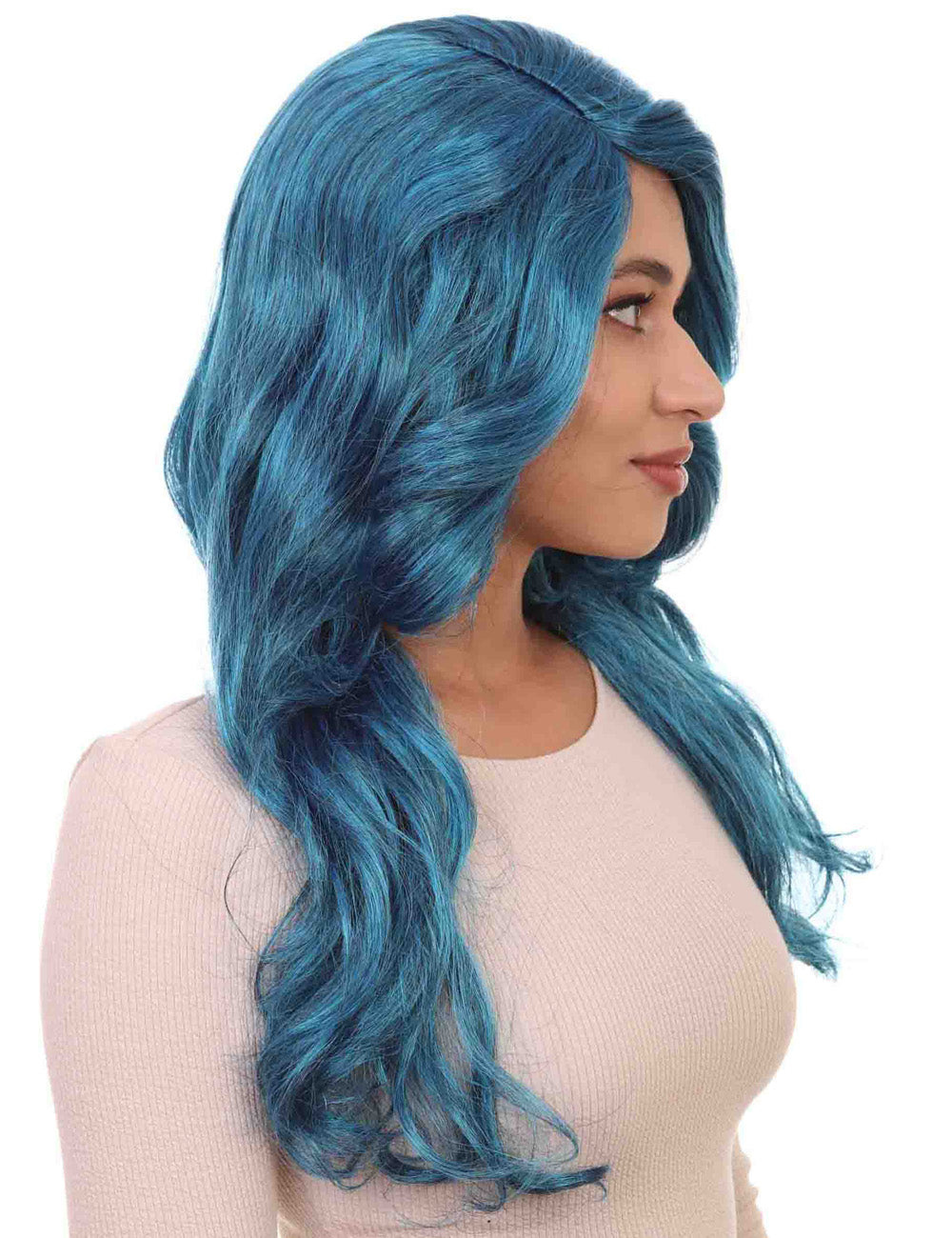 Wigs2you ハロウィンパーティープレミアムレディース H-1477 グラマラスな長いブルースタイルのウィッグ