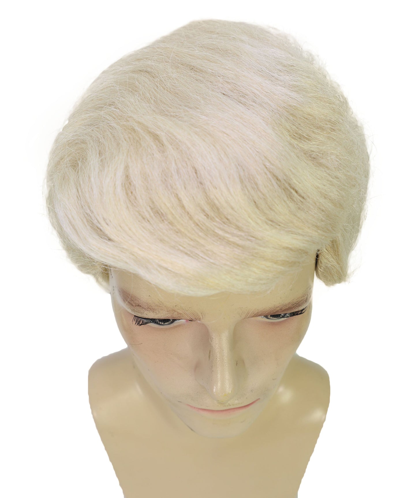 Wigs2you H-7050 ハロウィンやパーティーに最適な、男性用ショートサイドパート大統領スタイルフルウィッグ(ブロンド合成繊維)
