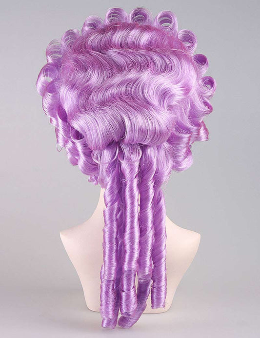 大人の女性のアニメ カール ウィッグ | コスプレウィッグ複数色オプション | プレミアム通気性キャップレスキャップ H-367