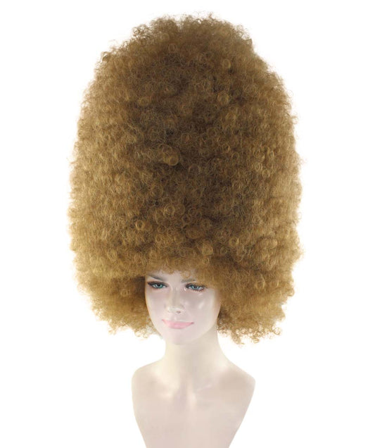 ハロウィンパーティープレミアムレディース H-3448 スーパーサイズ ジャンボ ブラウン アフロ ウィッグ