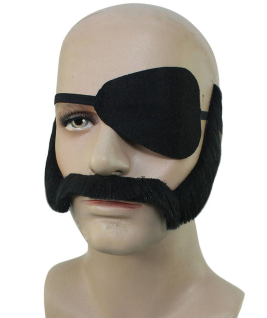 ミスター・ブランク ブラックフルビアード 付きアイマスクセット H-4372 TV/映画アクセサリー