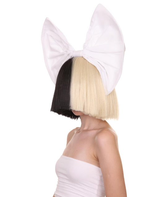 爆発音をもつ白黒の割れた染料ボブ|複数の色&スタイル・オプション| HPO H-533