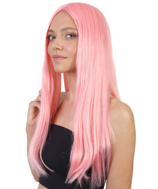 Wigs2you ハロウィンパーティープレミアム H-879 悪の花嫁 II 女性用ウィッグ ピーチ色