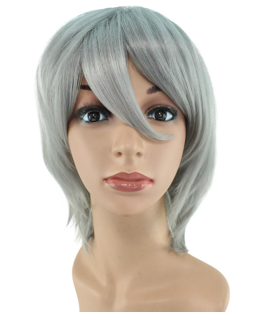 レディースファッション C-058 ミディアム C-ダークネイビー コスプレヒートスタイラブルウィッグ