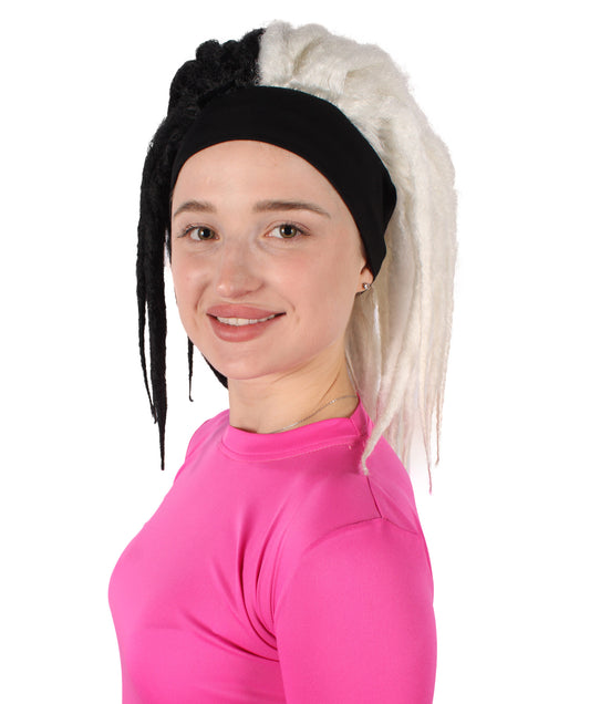 複数のカラーオプション H-6326 女性用デラックスドレッドロックウィッグ コスプレ ハロウィン コスチューム パーティー 通気性 キャップレスキャップ 難燃性合成繊維