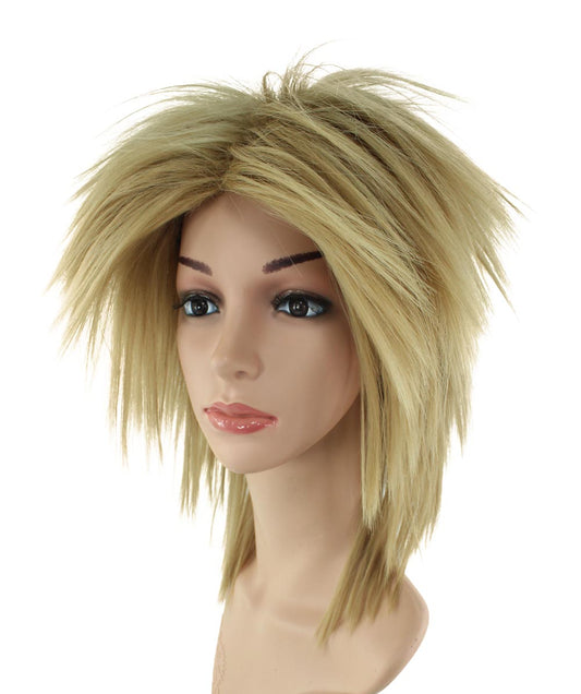 レディースファッション C-006 ミディアムダークパープル コスプレヒートスタイルウィッグ