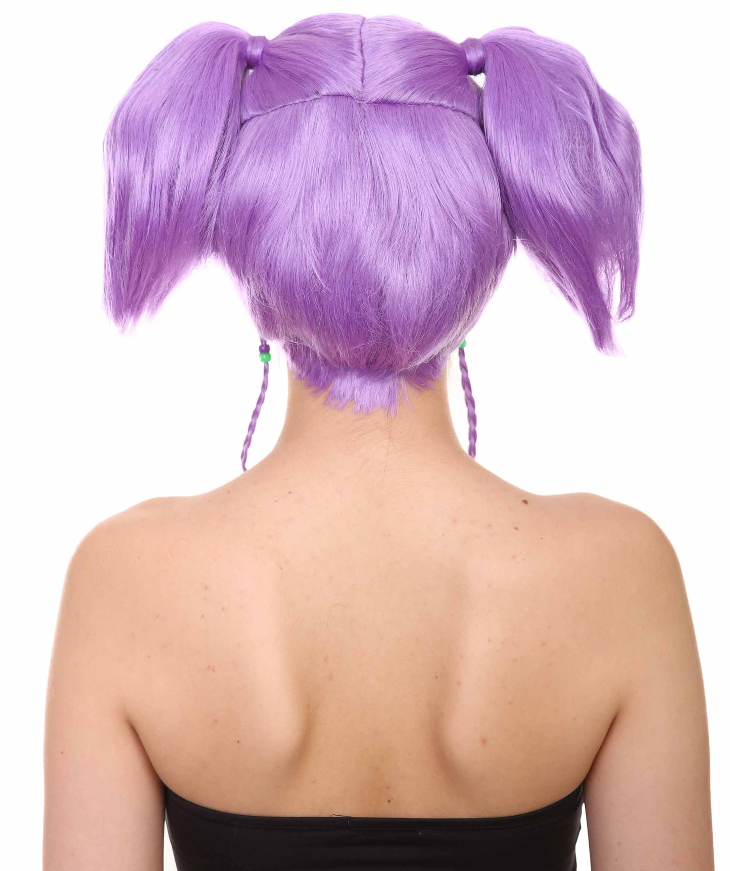 Wigs2you ハロウィンパーティープレミアム レディース H-707 バットエンジェルウィッグ ライラック色