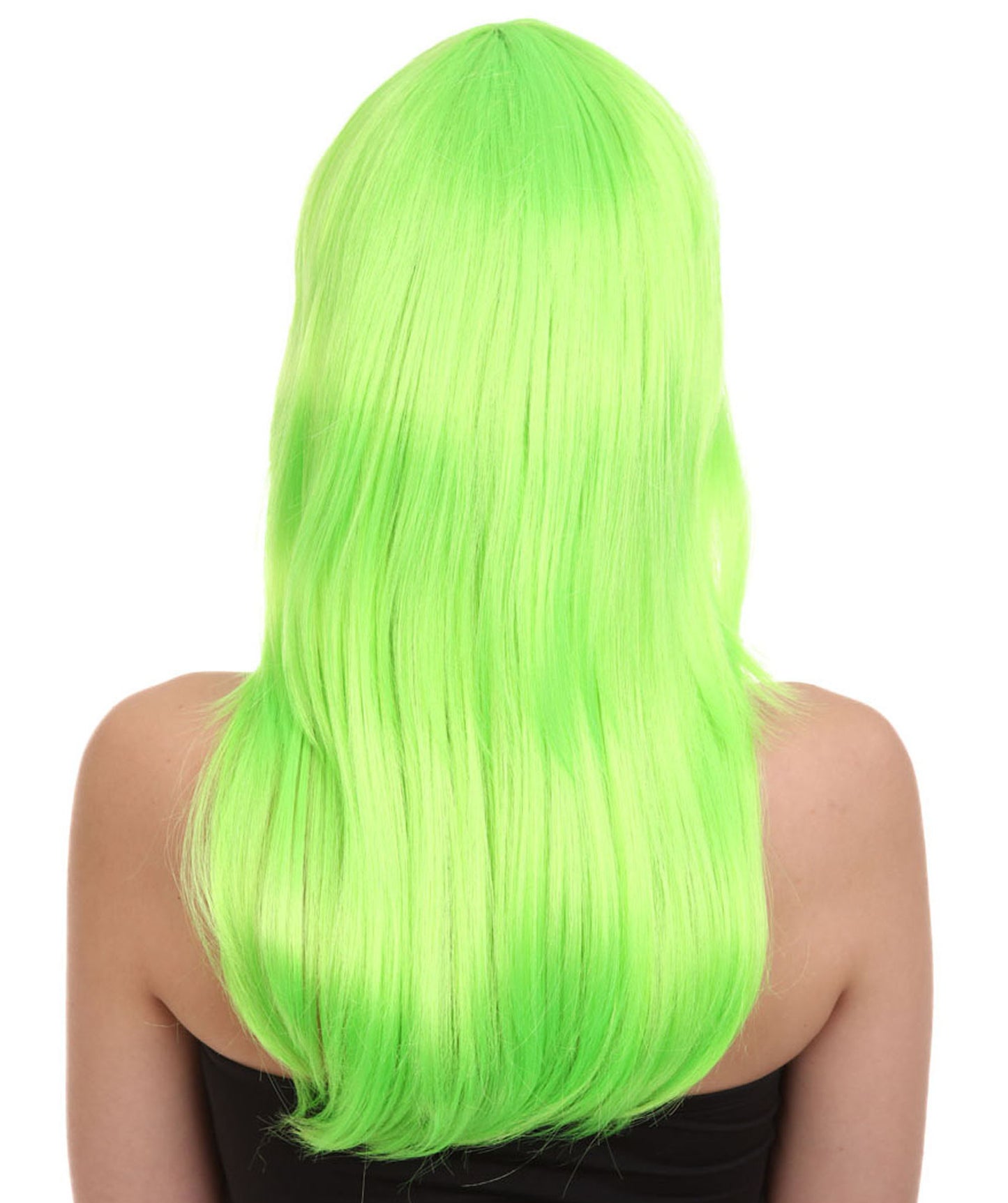 Wigs2you ハロウィンパーティープレミアムレディース H-1043 とても快適なグラマーグリーンウィッグ ライムカラー