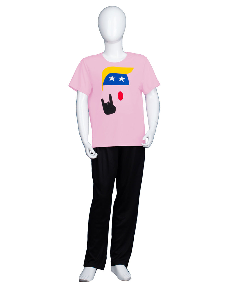 子供用 JCO-177(Kids)_5 プレジデント ロゴ Tシャツ ピンク コスプレ コスチューム