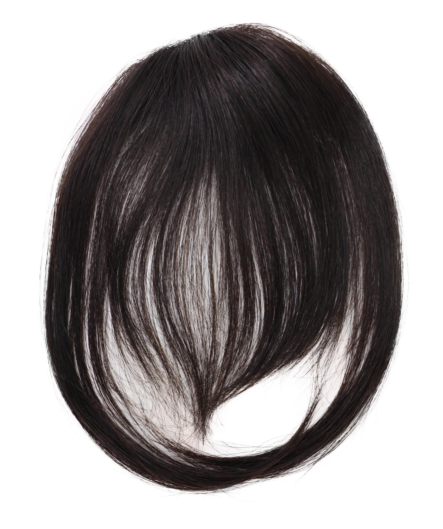 Wigs2you W-8473 女性用100%人毛部分ウィッグ – ナチュラル前髪ヘアピース 8インチ 軽量フリンジトップカバー