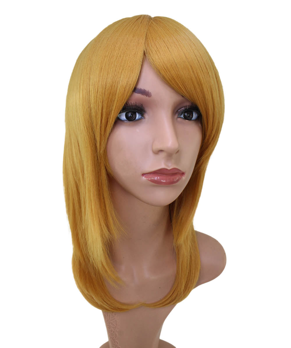 レディースファッション C-007 ミディアム C-グレー コスプレ ヒートスタイルウィッグ