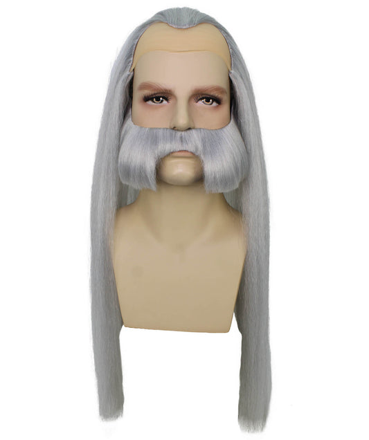 メンズ H-6184 アニメ敵キャラクターリーダーコスプレウィッグ| ハロウィンに最適 難燃性合成繊維