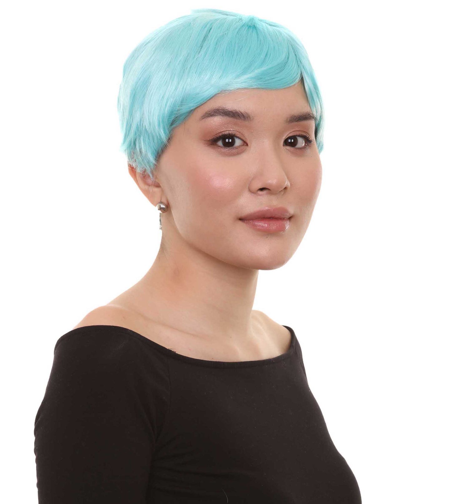 Wigs2you ハロウィンパーティープレミアム レディース H-587 コウノトリウィッグ ライトブルー