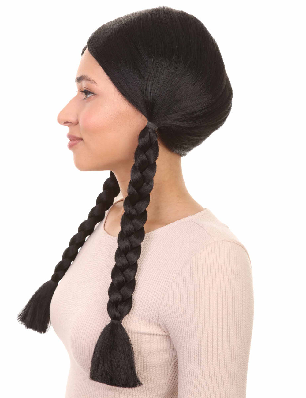Wigs2you ハロウィンパーティープレミアムレディース H-547 ブラック "Indian Maiden" ウィッグ