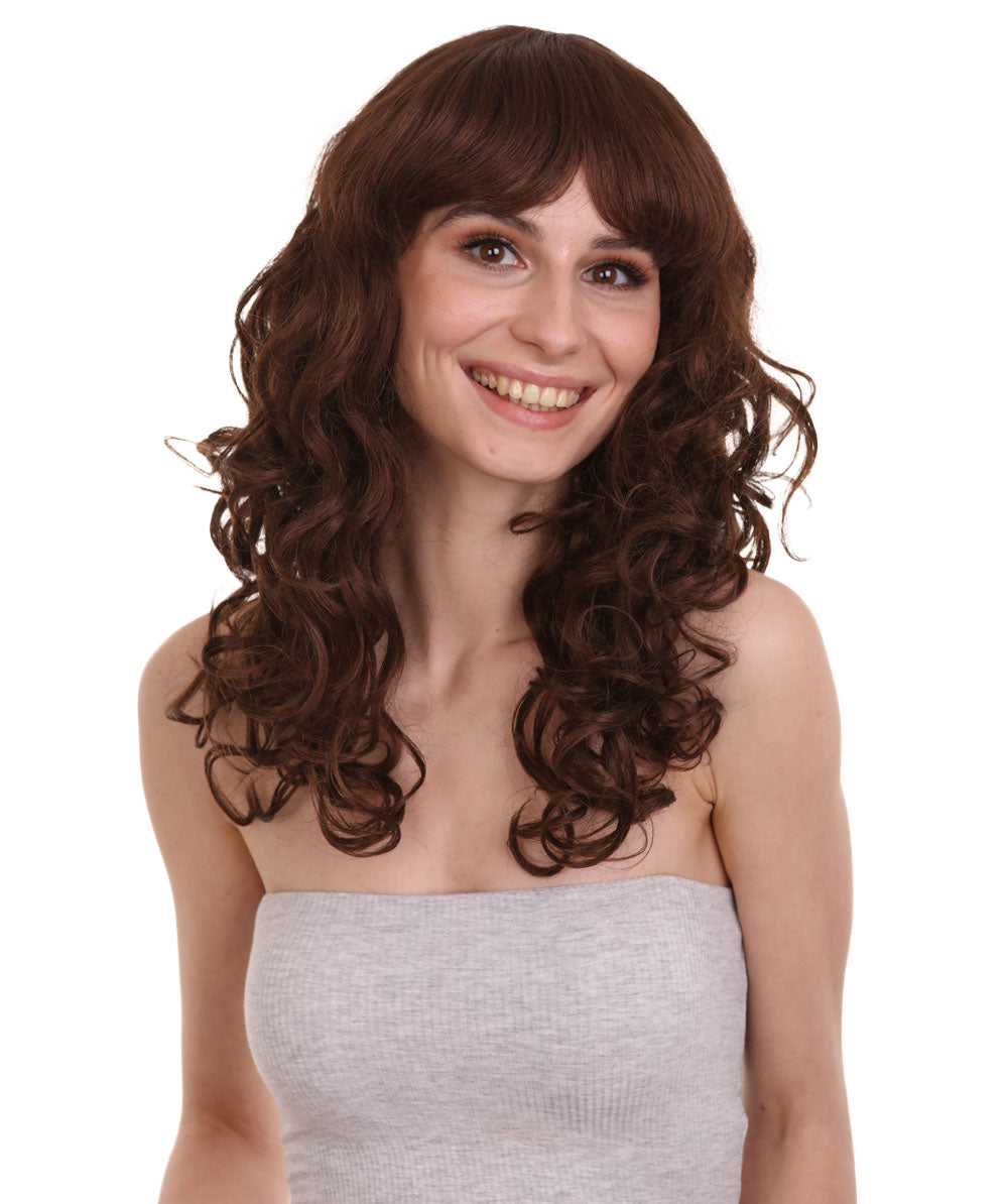 Wigs2you ハロウィンパーティー プレミアム レディース H-1023 着用しやすい ベラウィッグ ブラウン色