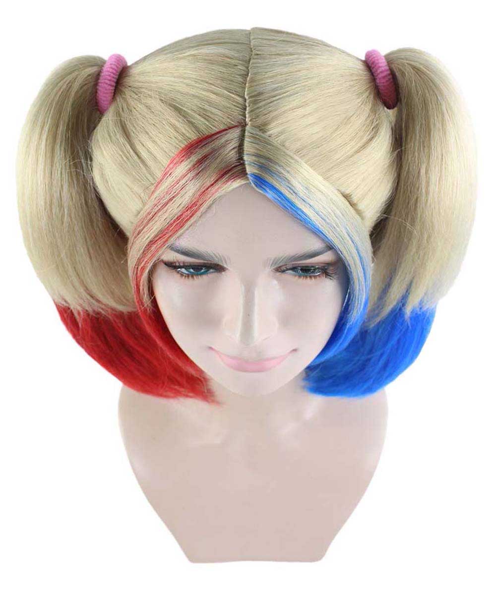 ハロウィンパーティー プレミアム 女性用 H-2836 コスプレ ウィッグ ハーレイ・クイン