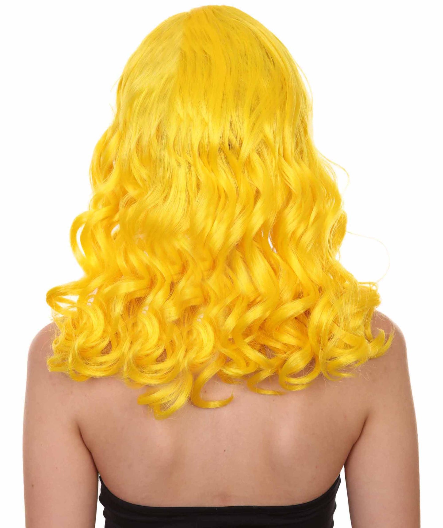 Wigs2you ハロウィンパーティー プレミアム レディース H-1084 アリスウィッグ 鏡の国のアリス イエロー色