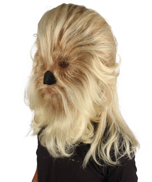 大人 男女兼用 長い毛深い戦士 エイプ軍の指導者 抵抗戦士 ブロンド コスプレウィッグ H-5157 ハロウィンに最適 通気性のある合成繊維