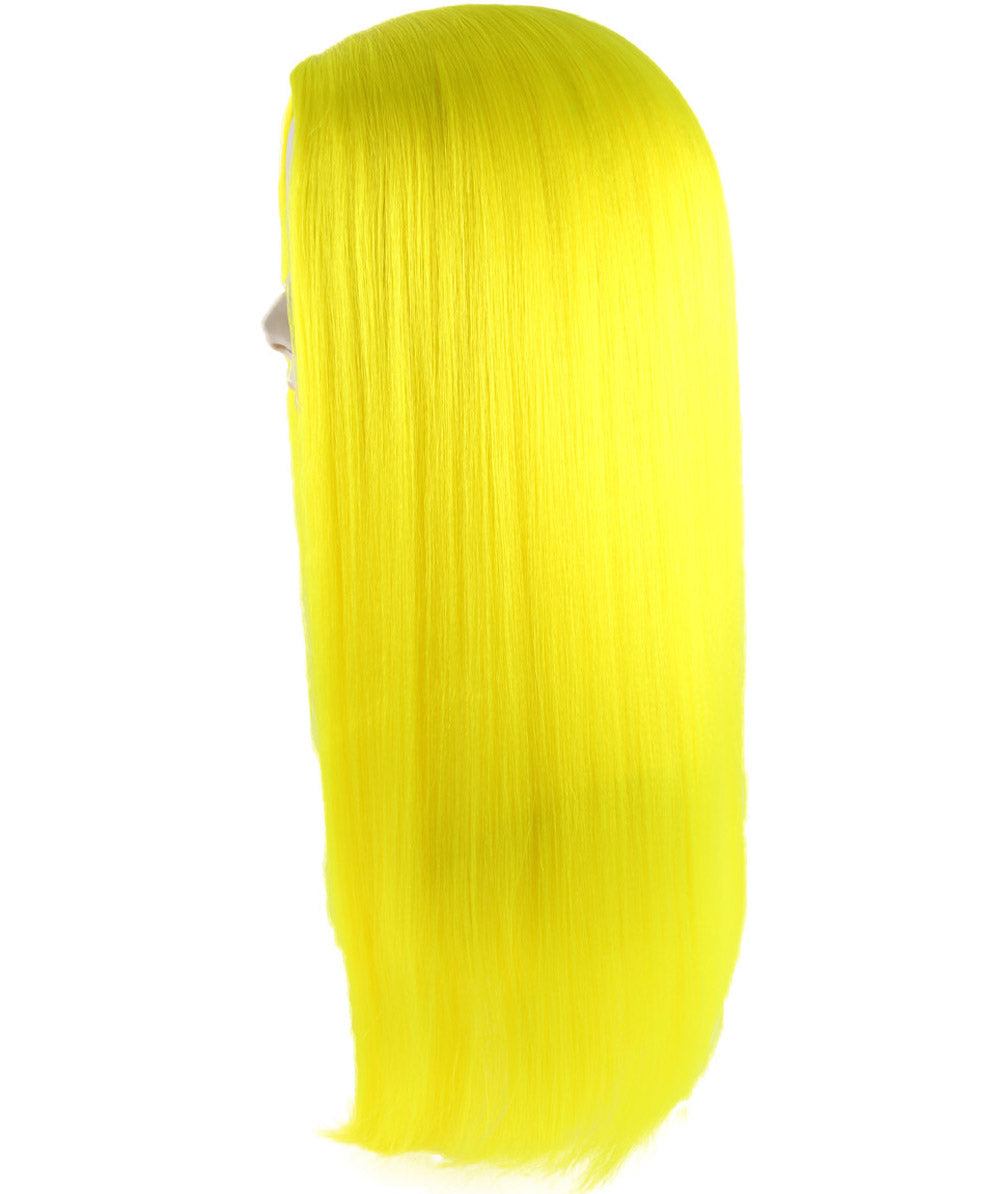 Wigs2you ハロウィンパーティープレミアム H-881 悪の花嫁 II 女性ウィッグ ネオンイエロー色