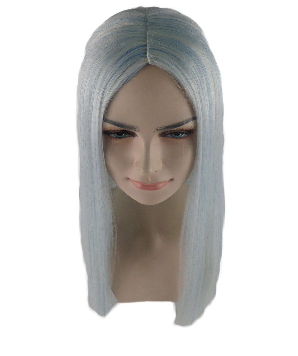 Wigs2you ハロウィンパーティープレミアム H-880 悪の花嫁 II 女性ウィッグ スカイブルー色