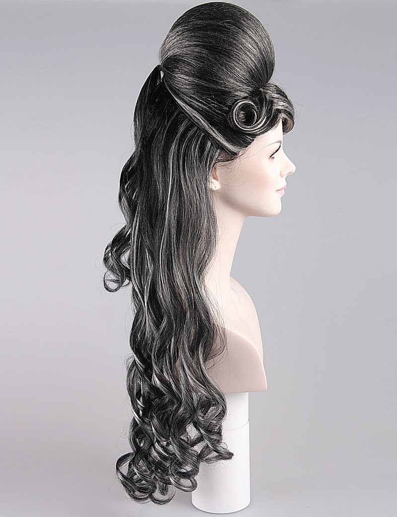 ルネッサンス レディ 女性用ウィッグ コレクション | ロングカーリーコロニアルコスプレハロウィンウィッグ | ウィッグ プレミアム通気性キャップレスキャップ H-404
