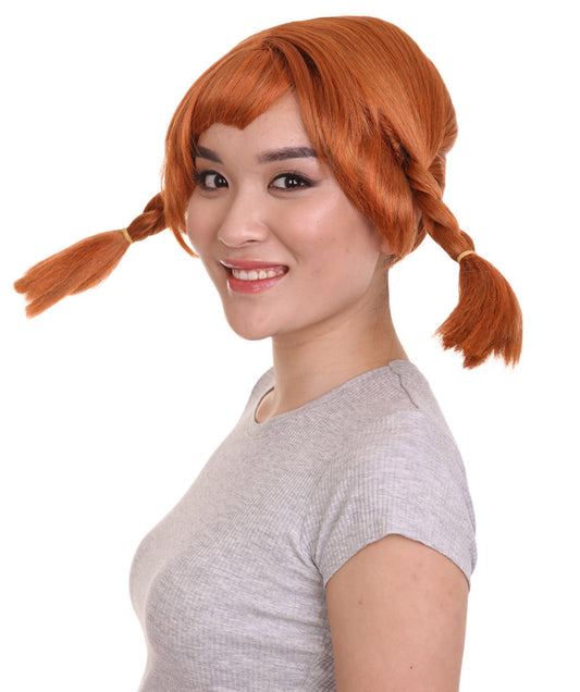 コスプレウィッグ ピッピ編みウィッグ H-2668 ソフト合成繊維 ランウェイから日常まで 女性のウィッグがファッションを変える