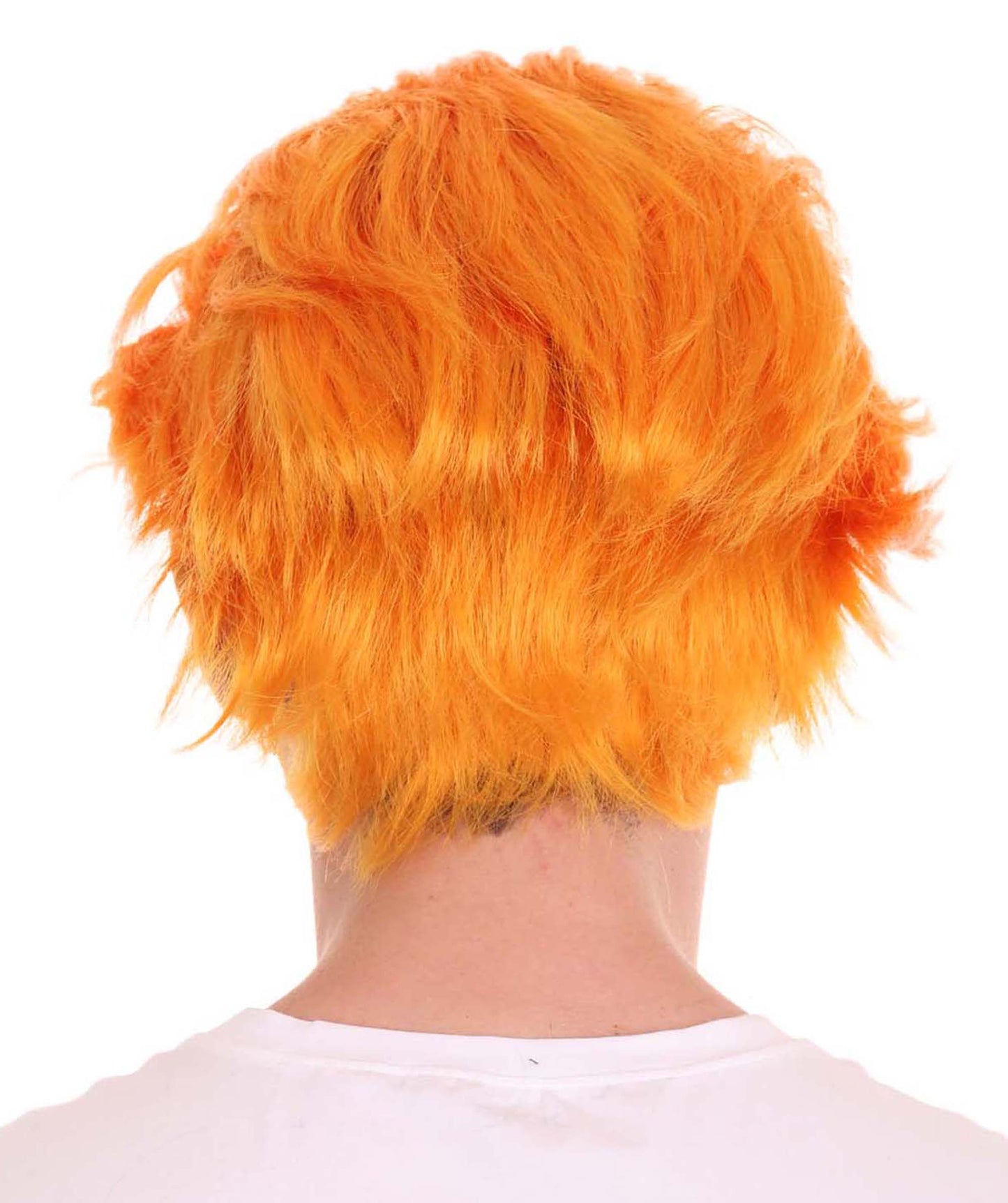 大人メンズ「インクレディブル・ファミリー2」ダッシュウィッグ ダシェル・パー パンプキンウィッグとマスクセット H-4387 TV/映画ウィッグ プレミアム通気性キャップレスキャップ