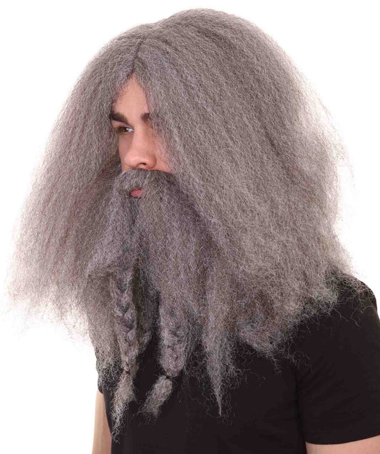 ハロウィンパーティー プレミアム 男性用 H-2269 海賊の恐怖 ウィッグ および フルビアード セット