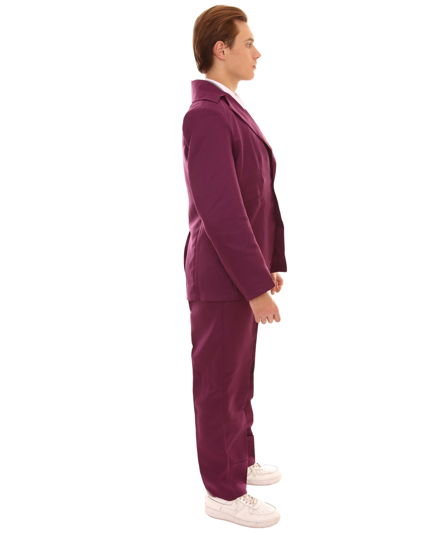 男性用 JCP-002_8 70'sロックスター スーツ コスチューム ディッキーとタイ付き プレミアム ライトパープル ハロウィンコスチューム