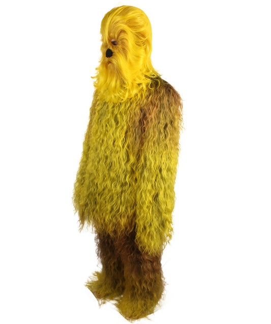 ユニセックス JCP-209_10 ヘアリー ウォリアー エイプ ミリタリー リーダー レジスタンス ファイター イエロー コスプレ コスチュームとウィッグ バンドル