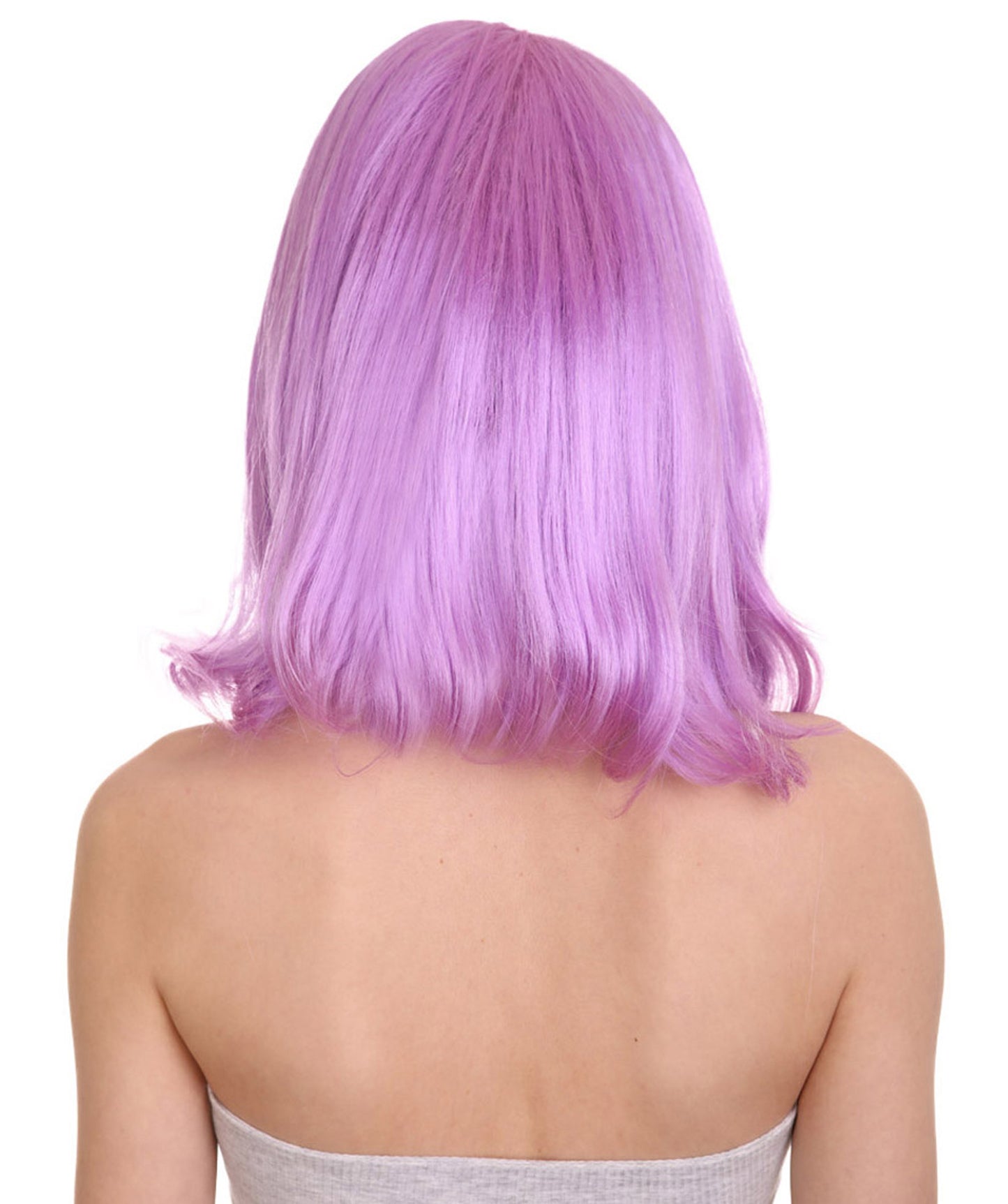 Wigs2you ハロウィン パーティー プレミアム レディース H-1281 着けやすい 快適なフィット感 パープル ページボーイ ウィッグ