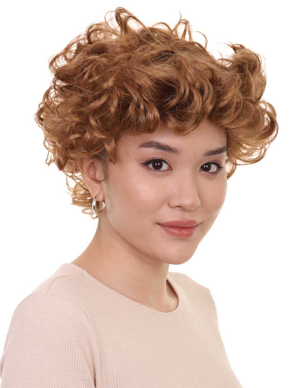Wigs2you ハロウィンパーティープレミアム レディース H-589 コウノトリウィッグ ブラウン