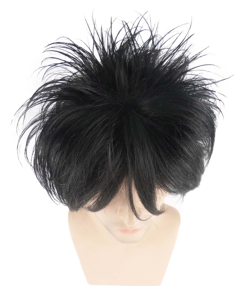 Wigs2you ハロウィンパーティー プレミアム メンズ H-645 シニスター アニメウィッグ ブラックカラー