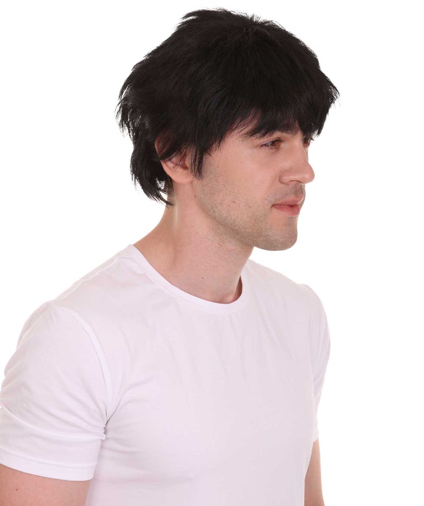 ハロウィンパーティ プレミアム男性用 H-4268 カンフー ブルース・リー コスプレウィッグ