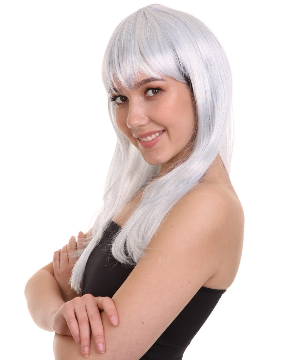 Wigs2you ハロウィンパーティープレミアムレディース H-1058 とても快適なグラマーグリーンウィッグ スカイブルー色