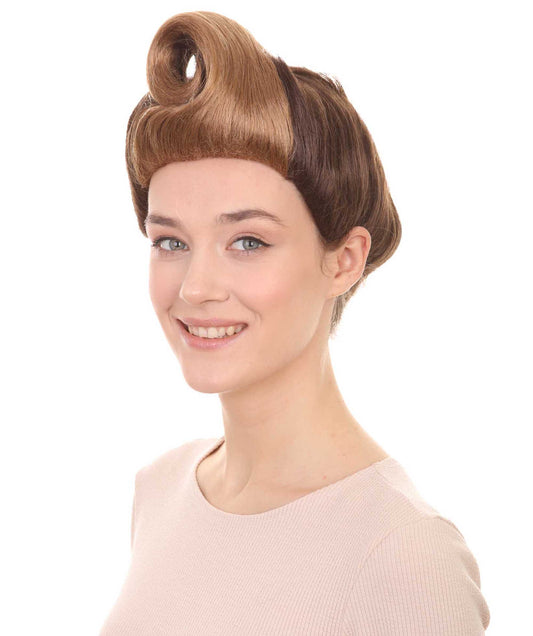 女性用アメリカンホラーストーリー アポカリプス ココ・セント・ピエール・ヴァンダービルトウィッグ H-4668 マルチカラー TV/映画ウィッグ プレミアム通気性キャップレスキャップ