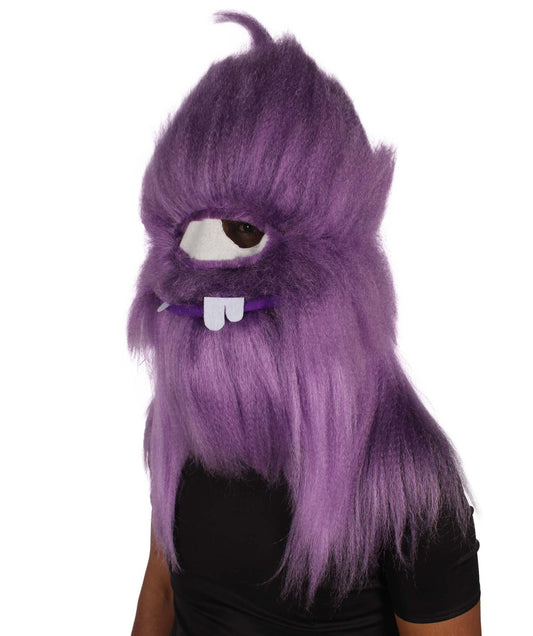 男女兼用 H-6197 片目モンスターコスプレ モンスターコスプレ ハロウィンやコスプレに最適 難燃性合成繊維
